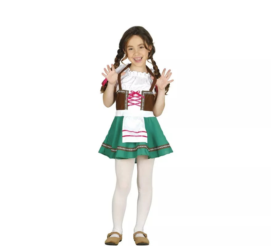 Disfraz de Tirolesa para niña