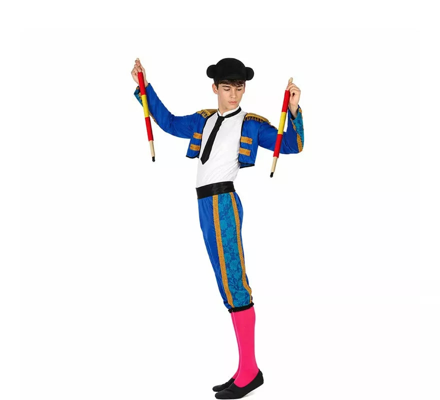 Disfraz de Torero Azul para Hombre