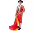 Disfraz de Torero clásico rojo y dorado para hombre