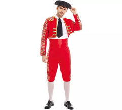 Red Spanish Bullfighter costume for men
