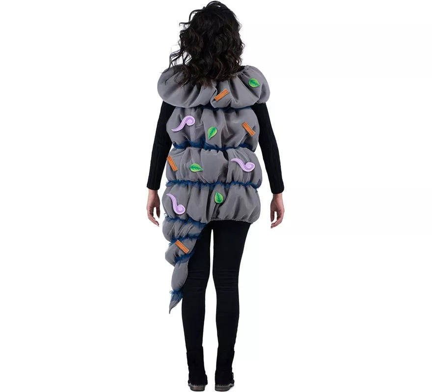 Disfraz de Tornado gris con accesorios para adulto
