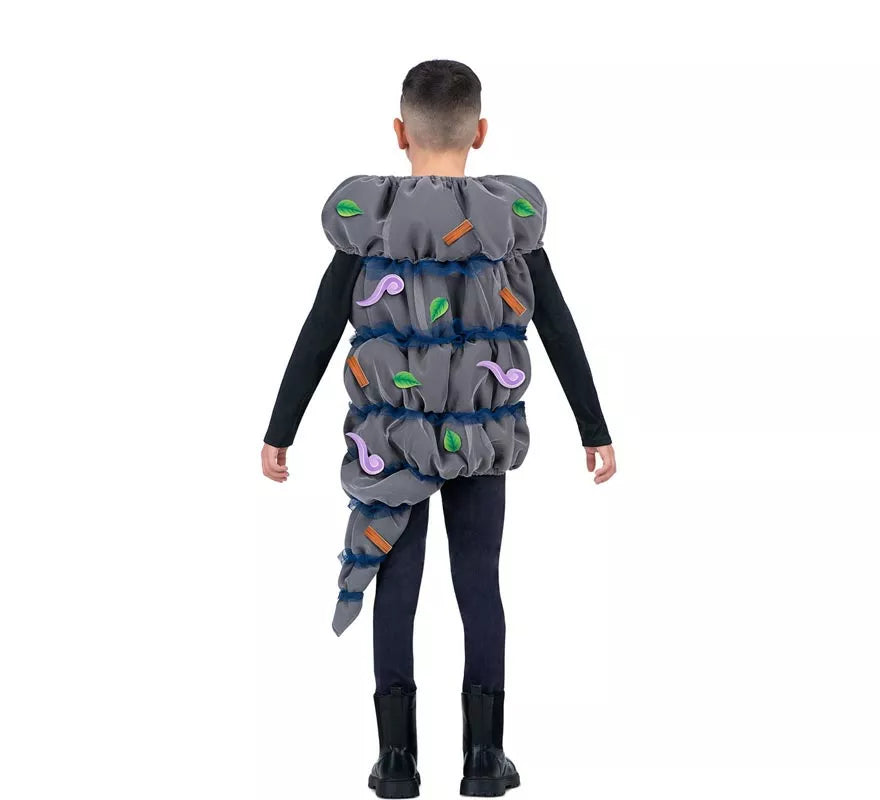 Translation missing: en.Disfraz de Tornado gris con accesorios para niños