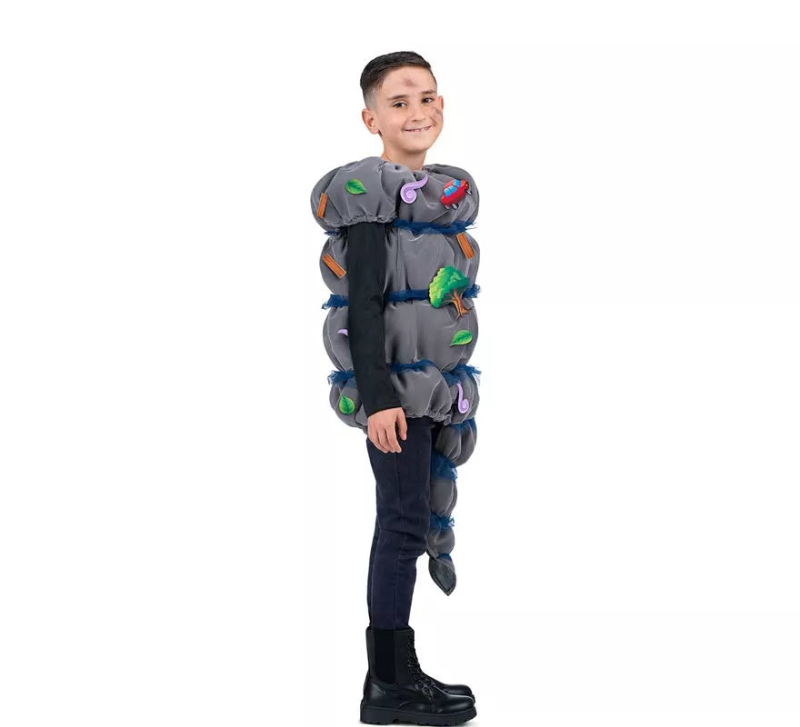 Disfraz de Tornado gris con accesorios para niños