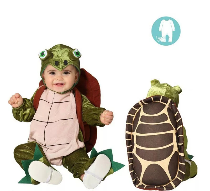 Translation missing: en.Disfraz de Tortuga con Caparazón para bebé