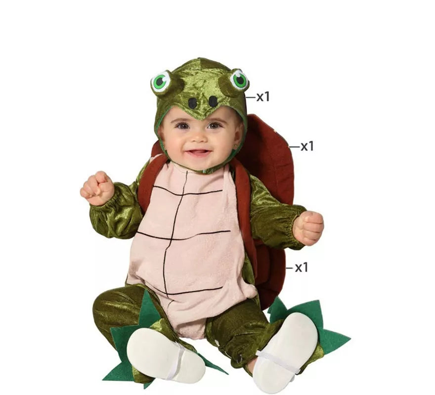 Disfraz de Tortuga con Caparazón para bebé
