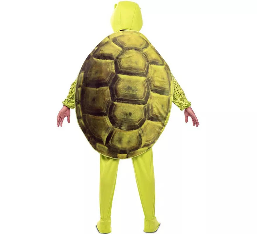 Disfraz de Tortuga verde con caparazón para adulto