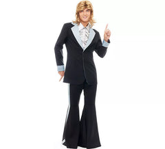 Men's 70s Disco Flared Suit Costume