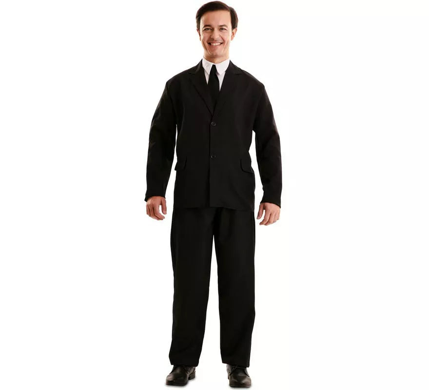 Translation missing: en.Disfraz de Traje de Hombre de Negro para adulto
