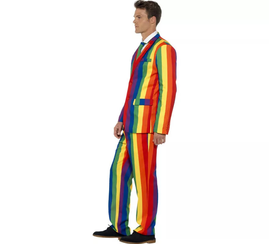 Traje Divertido Arco Iris para hombre