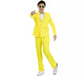 Disfraz de Traje Neón amarillo para hombre