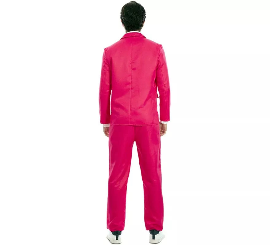 Disfraz de Traje Neón rosa para hombre