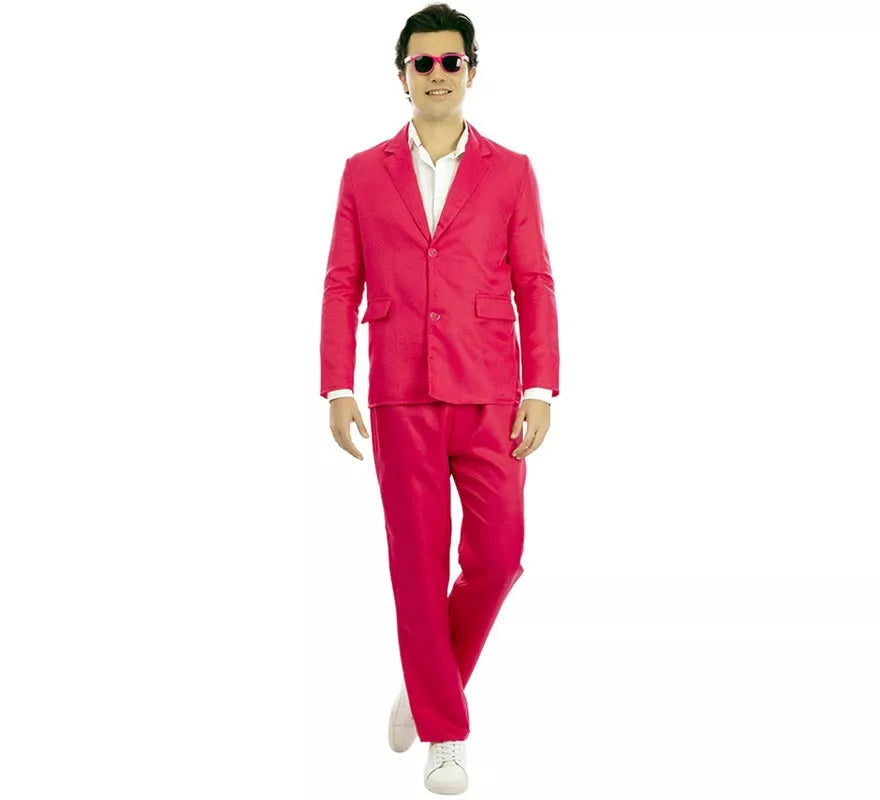 Translation missing: en.Disfraz de Traje Neón rosa para hombre