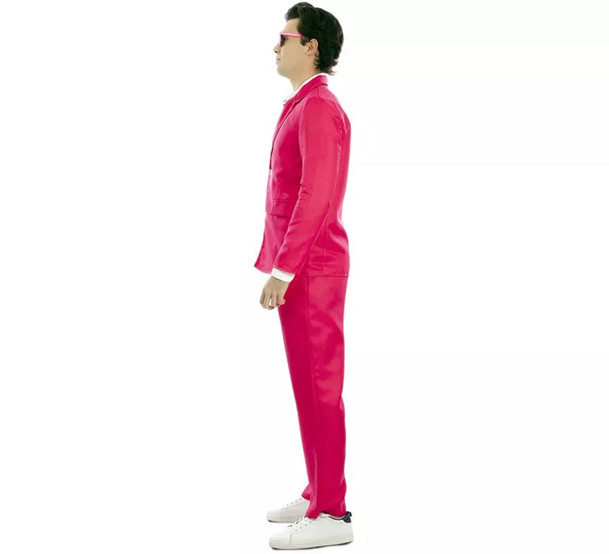 Disfraz de Traje Neón rosa para hombre