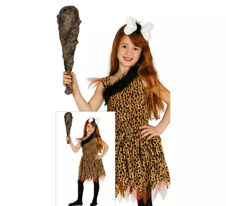 Translation missing: en.Disfraz de Troglodita Moteada para niña