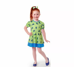 Green Troglodyte costume for girls