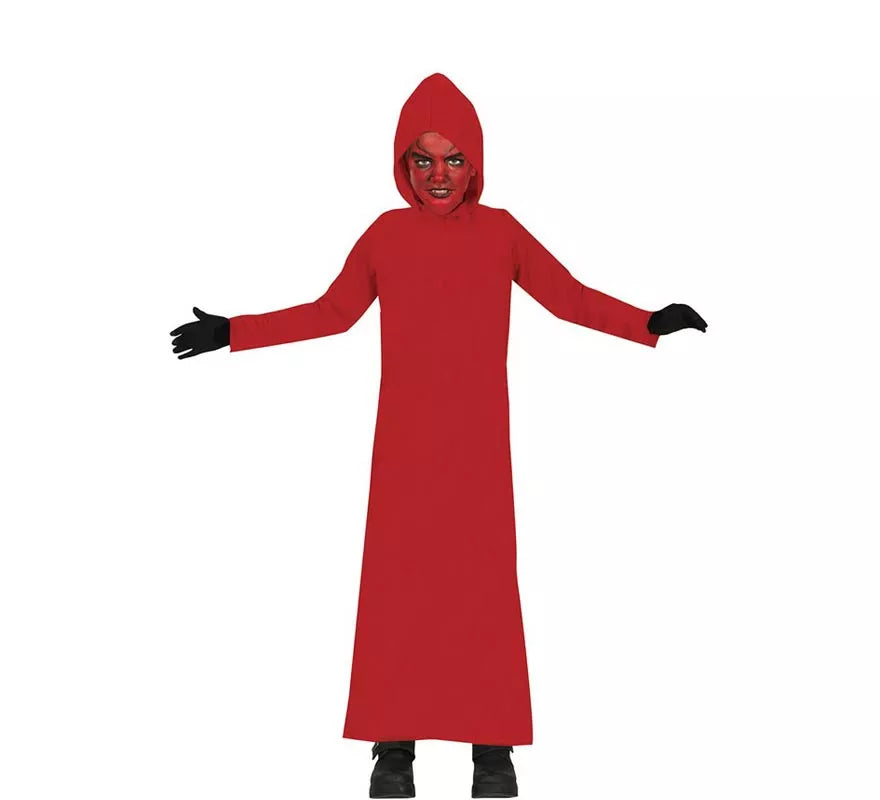 Translation missing: en.Disfraz de Túnica Demonio con Capucha roja para niños