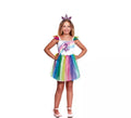 Disfraz de Unicornio Arcoíris Cálido para niña