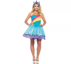 Rainbow Unicorn Costume for Women