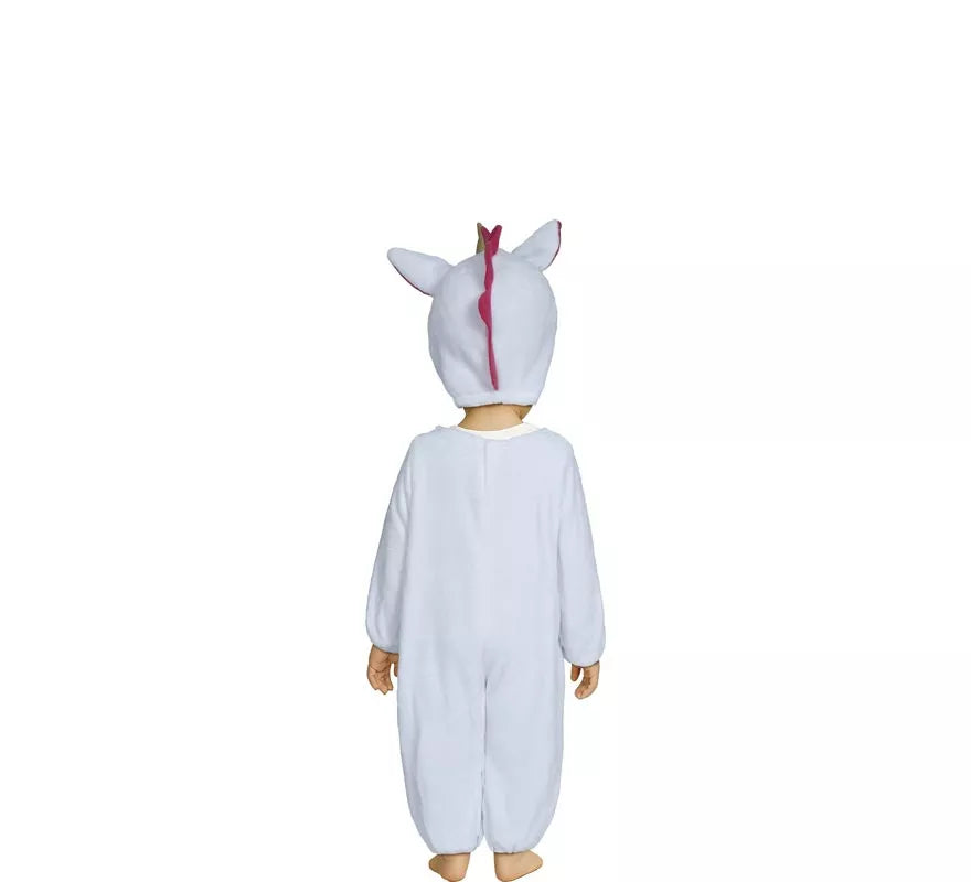 Disfraz de Unicornio Arcoíris Rosa para bebé