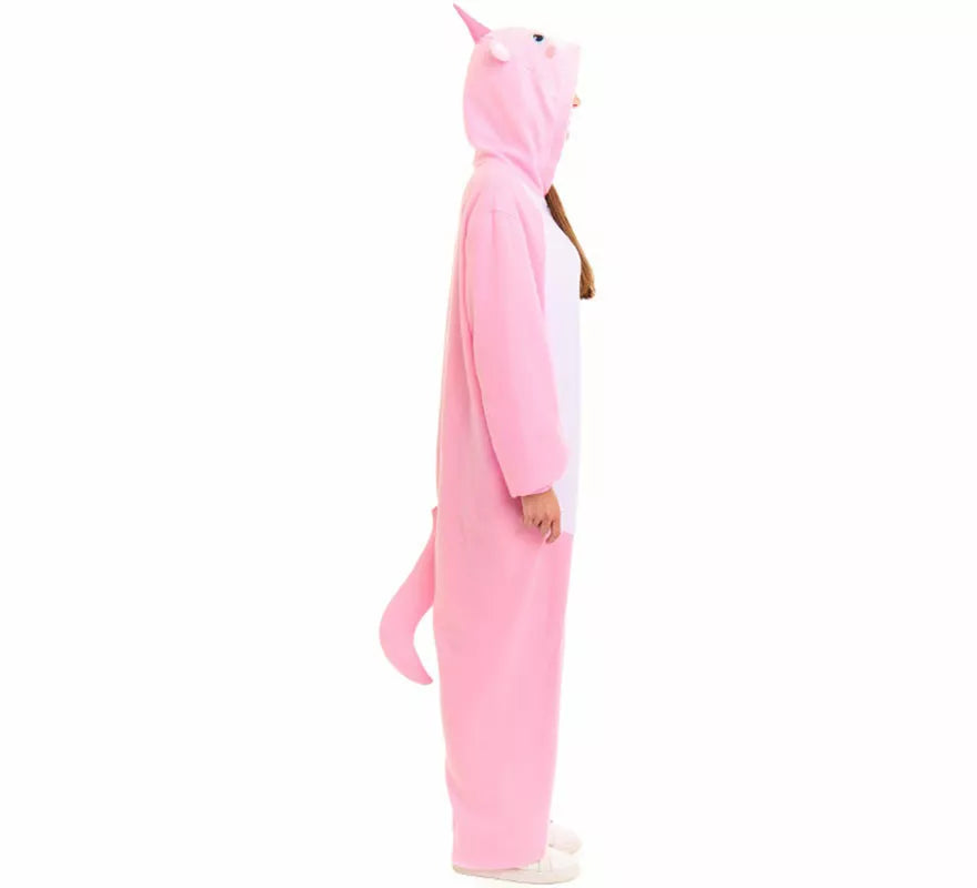 Disfraz de Unicornio Rosa para adulto
