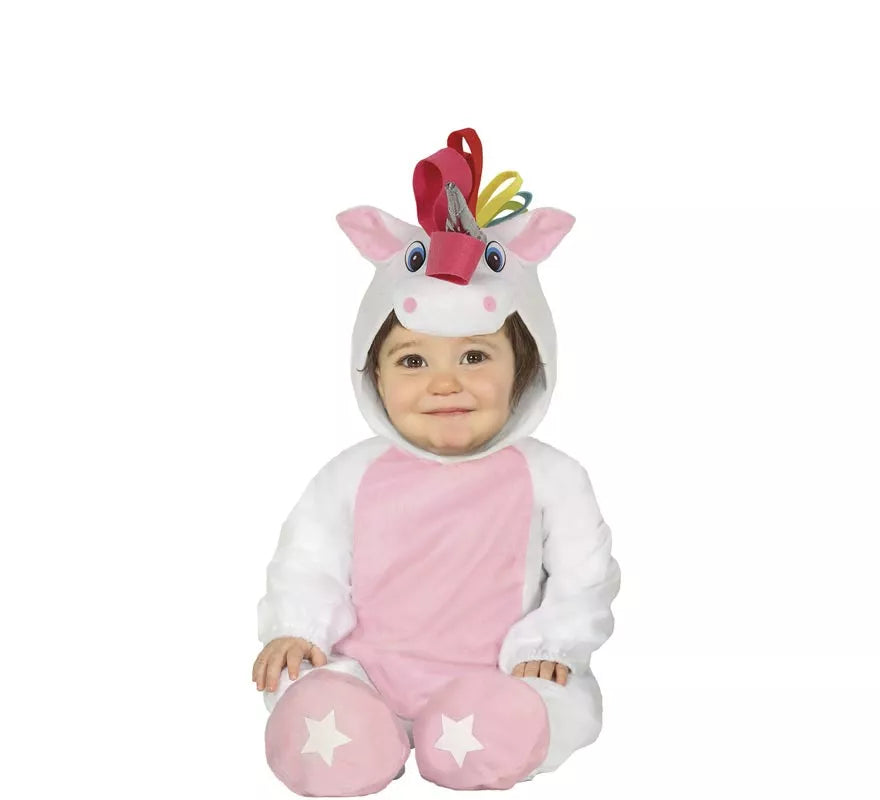 Disfraz de Unicornio Rosa para bebé