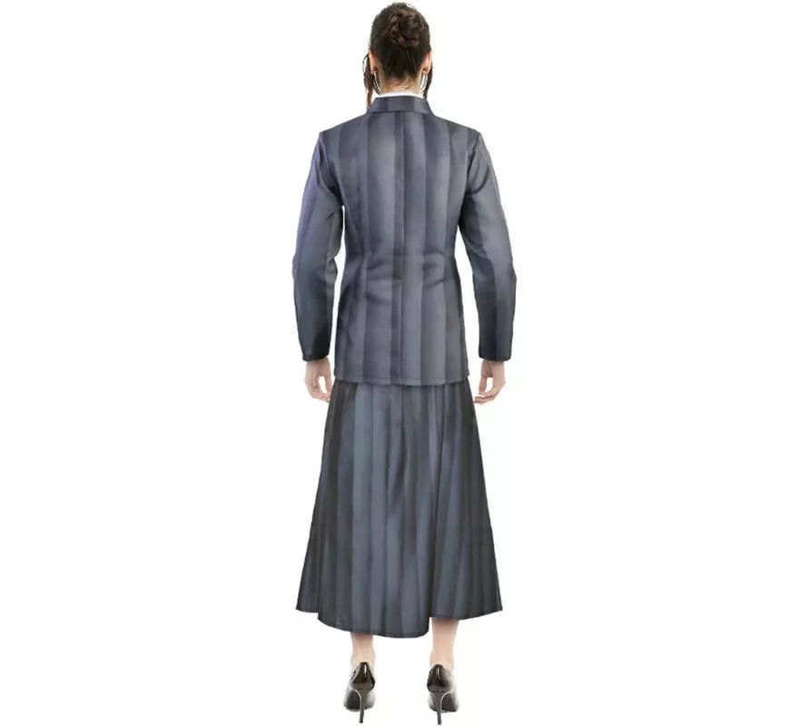 Translation missing: en.Disfraz de Uniforme Escolar Gótico a rayas para mujer