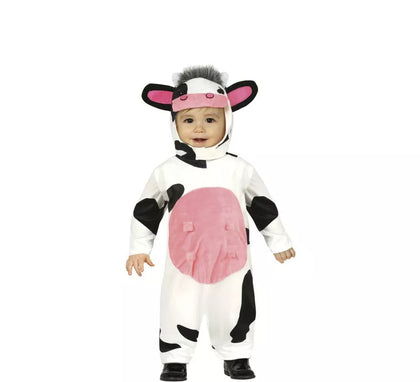 Disfraz de Vaca con manchas para bebé