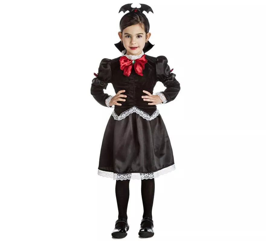 Translation missing: en.Disfraz de Vampira Gótica oscura para niña