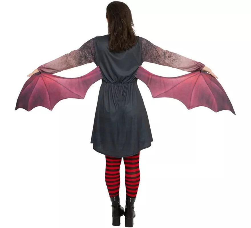 Translation missing: en.Disfraz de Vampira oscura con alas para mujer