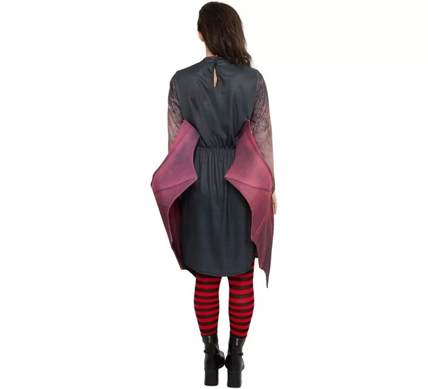 Disfraz de Vampira oscura con alas para mujer