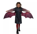 Disfraz de Vampira oscura con alas para niña