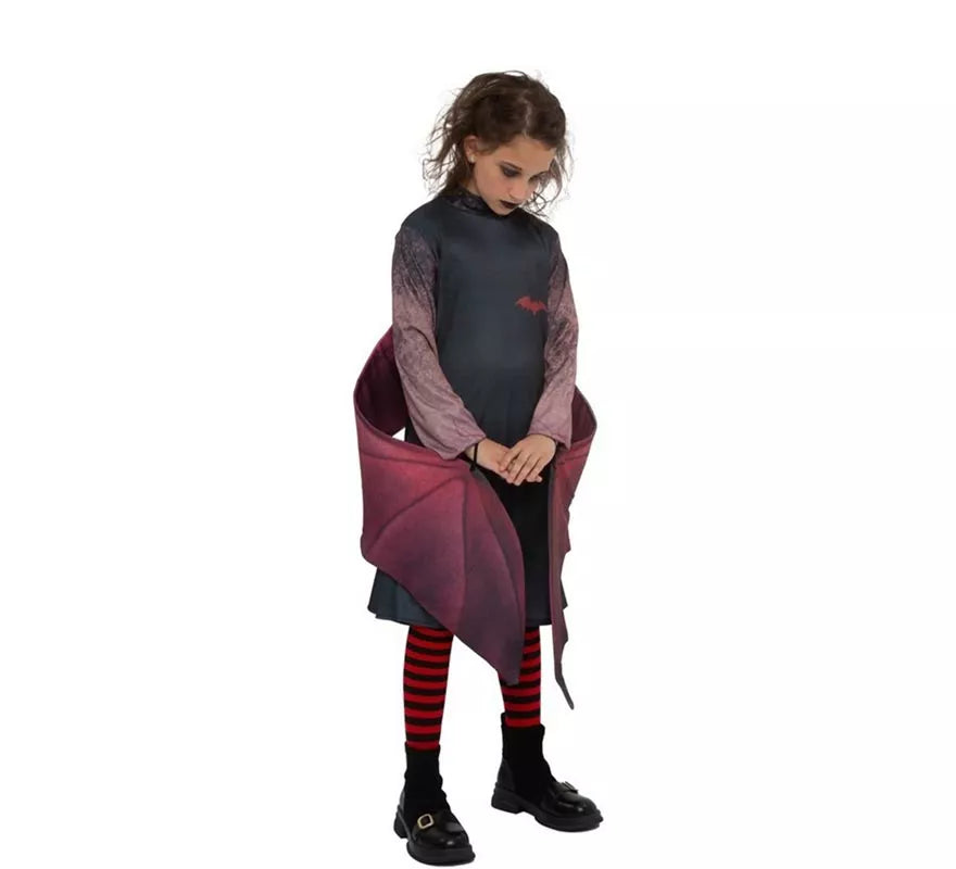 Translation missing: en.Disfraz de Vampira oscura con alas para niña