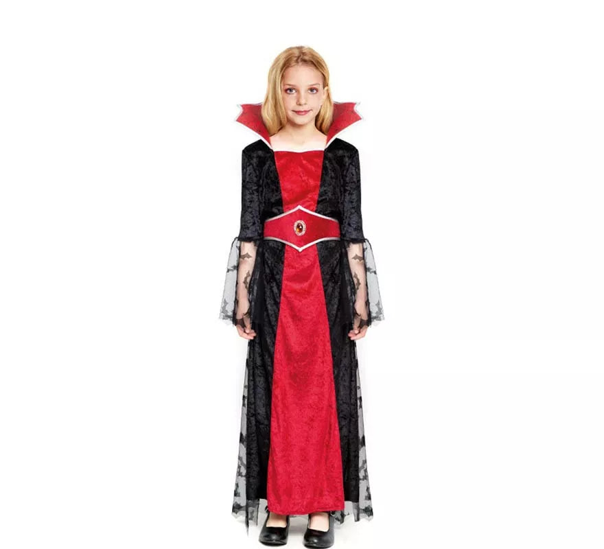 Translation missing: en.Disfraz de Vampiresa Capa Encaje para niña