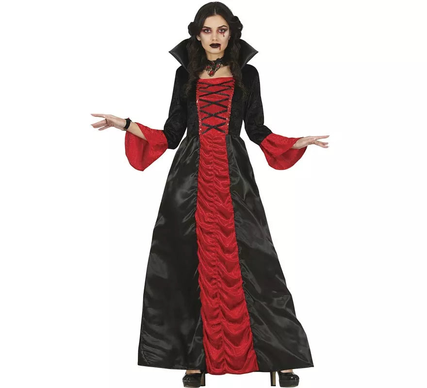 Disfraz de Vampiresa Clásica Roja para mujer