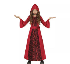 Red hooded vampire costume for girls
