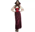 Disfraz de Vampiresa con Corset para mujer