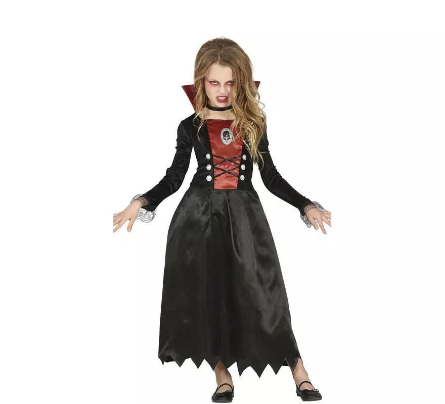 Translation missing: en.Disfraz de Vampiresa de Época para niña