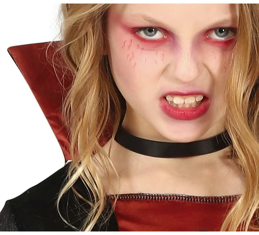 Disfraz de Vampiresa de Época para niña