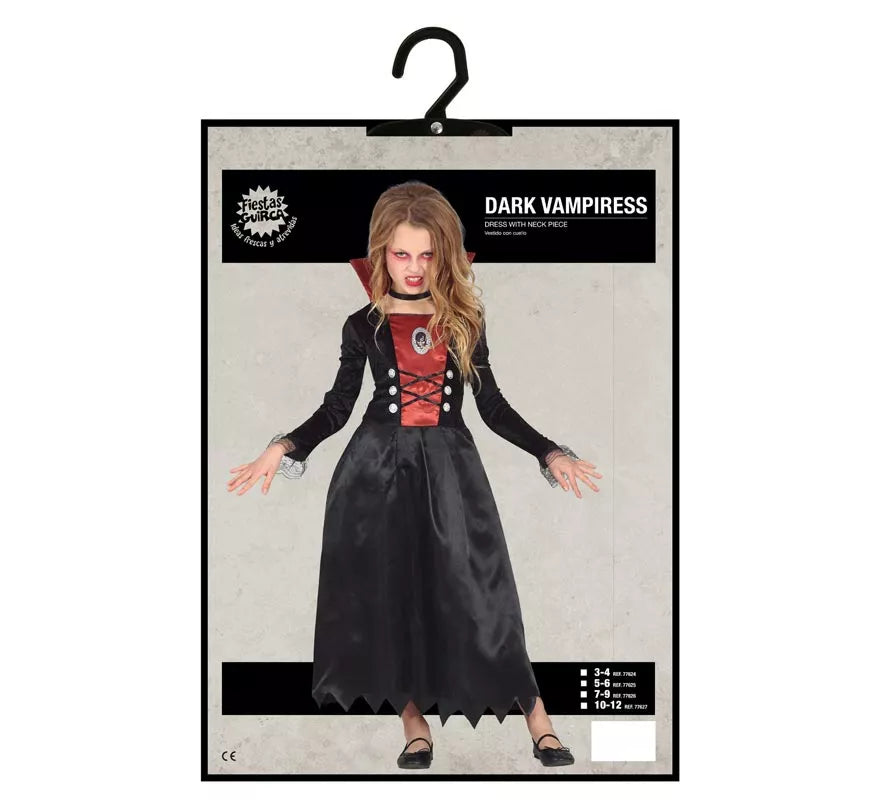 Disfraz de Vampiresa de Época para niña