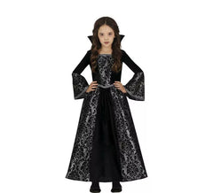 Silver Gothic Vampire Costume for Girls