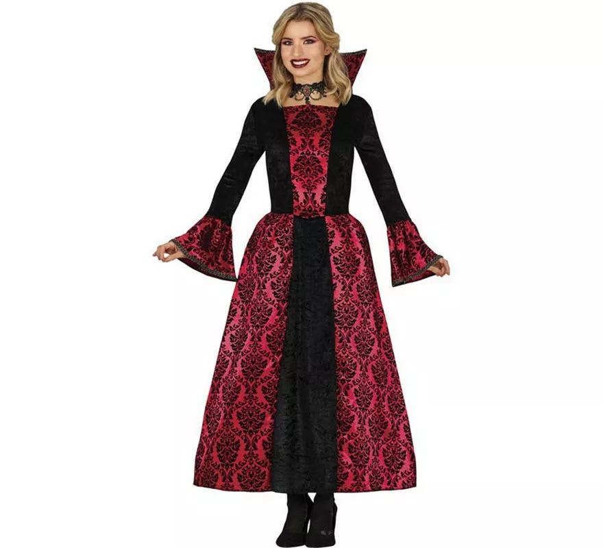 Translation missing: en.Disfraz de Vampiresa de Gótica roja para mujer