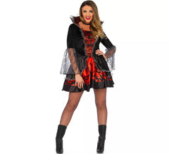 Deadly Dark Vampire Costume for Women