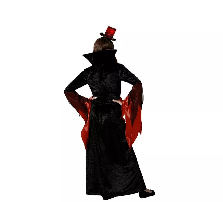 Disfraz de Vampiresa Elegante para niña