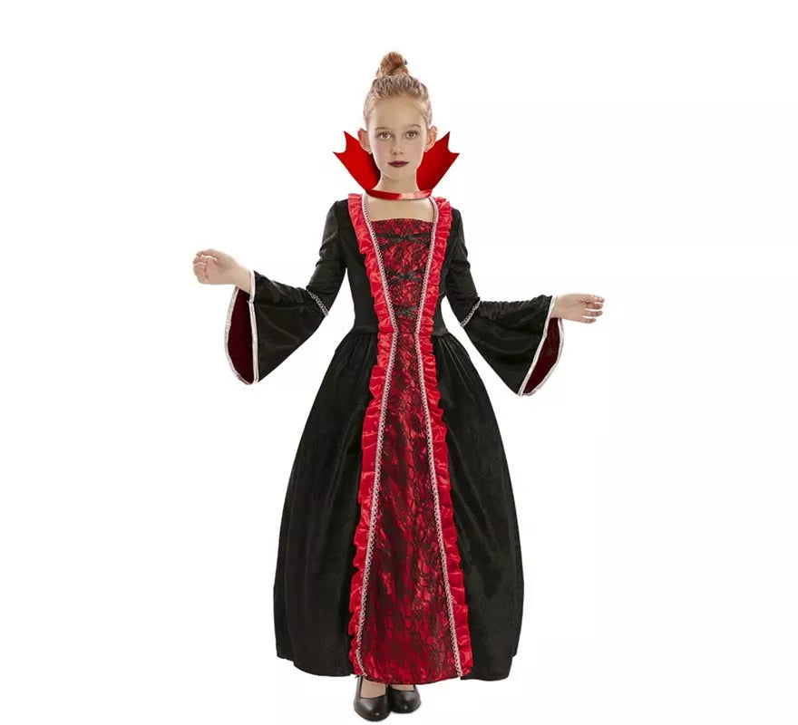 Translation missing: en.Disfraz de Vampiresa Elegante para niña