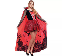 Deluxe Printed Vampire Costume for Women