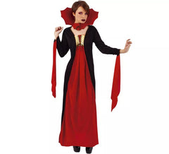 Red Gothic Vampire Costume for Women