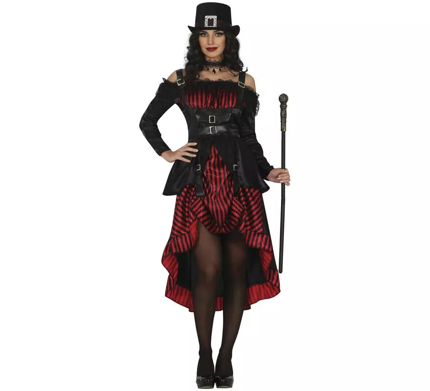 Translation missing: en.Disfraz de Vampiresa Gótica Steampunk para mujer
