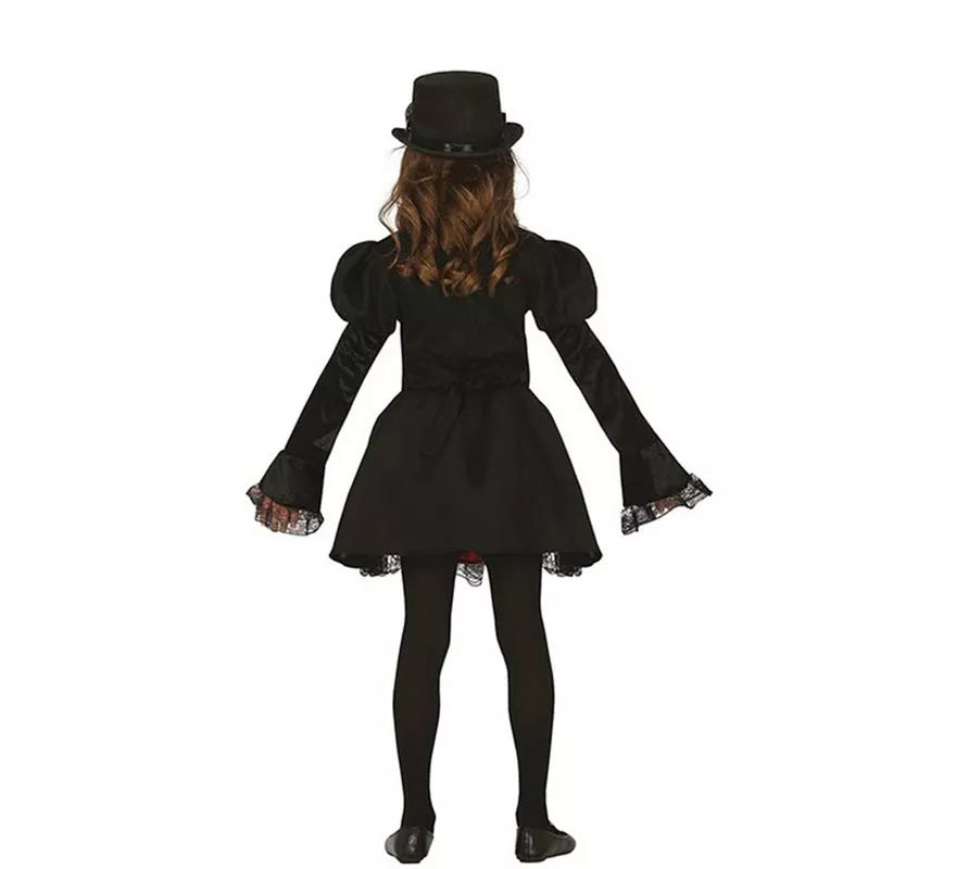 Disfraz de Vampiresa Gótica Steampunk para niña