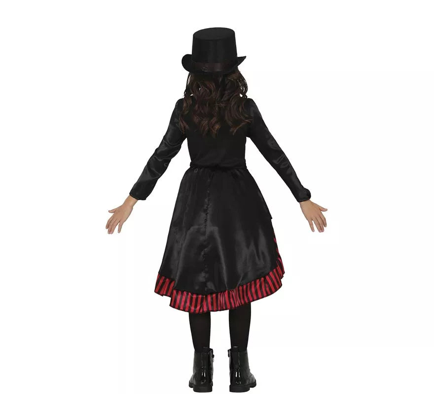 Disfraz de Vampiresa Gótica Steampunk para niña