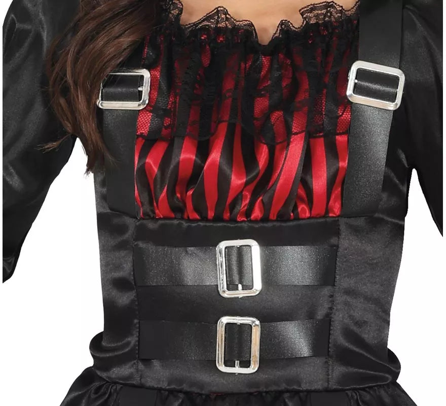 Disfraz de Vampiresa Gótica Steampunk para niña